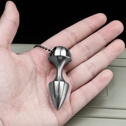 titanium pill case waterproof capsule for travel and outdoor storage