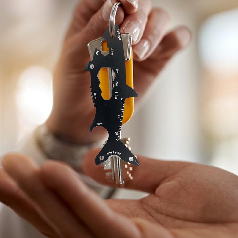 Shark Bottle Opener Wallet Tool Card 1