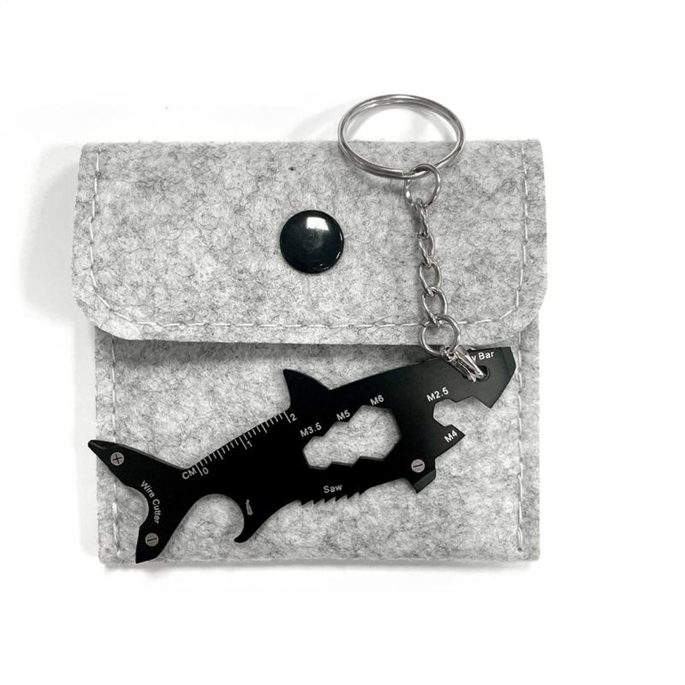 Shark Bottle Opener Wallet Tool Card 2