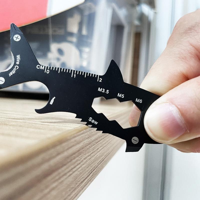 Shark Bottle Opener Wallet Tool Card 4