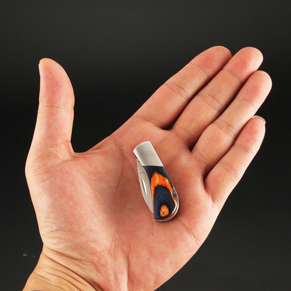 Mini Keychain Folding Pocket Knife Stainless Steel Cutter
