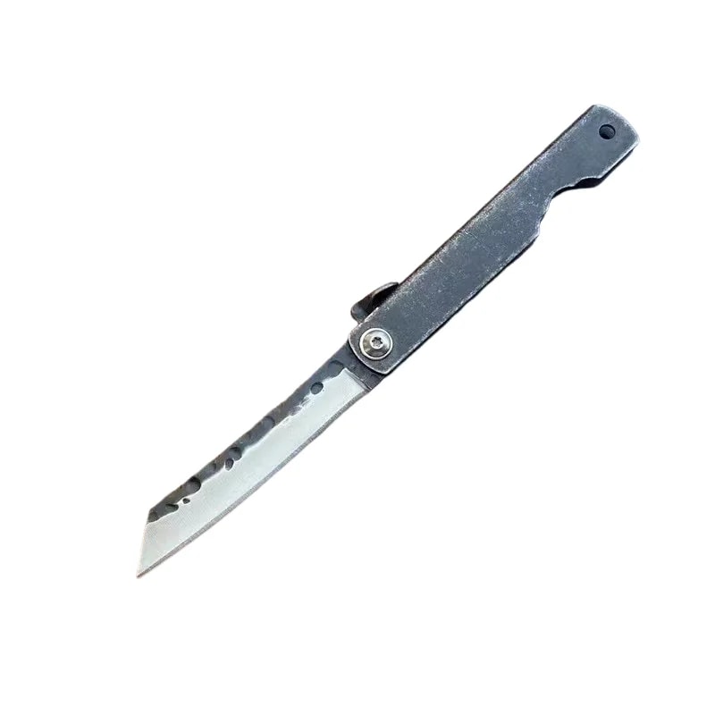 Portable Folding Stainless Steel Pocket Knife for Camping and Outdoor Travel