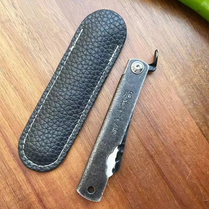 Portable Folding Stainless Steel Pocket Knife for Camping and Outdoor Travel
