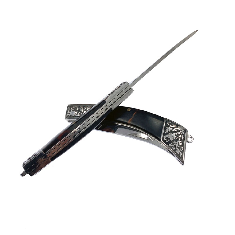 Dobeli Stainless Steel Folding Knife with Resin Handle Pocket Knife