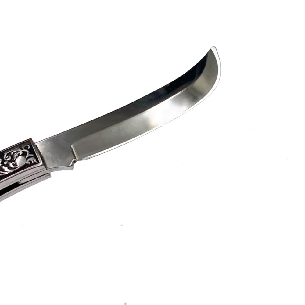 Dobeli Stainless Steel Folding Knife with Resin Handle Pocket Knife