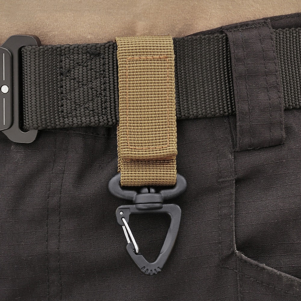 Backpack Clip Tactical Nylon Webbing Hook Buckle For Camping Gear 0