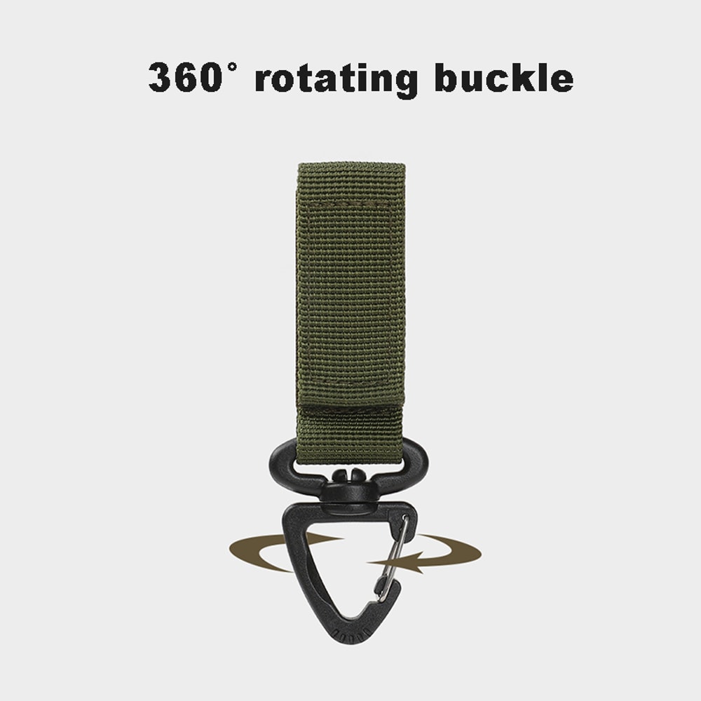 Backpack Clip Tactical Nylon Webbing Hook Buckle For Camping Gear 2
