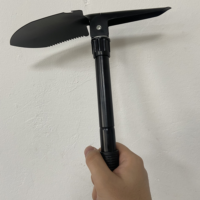 Compact Folding Survival Shovel Multi Tool for Camping and Car Emergencies