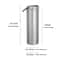 Titanium Waterproof Medicine Bottle and Toothpick Holder Travel Storage Case