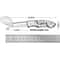 Mini Folding Keychain Pocket Knife Stainless Steel Camping Tool