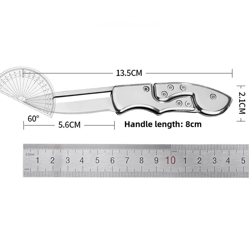 Mini Folding Keychain Pocket Knife Stainless Steel Camping Tool