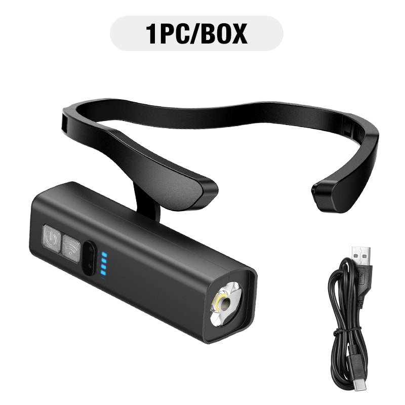 Ear Clip Rechargeable LED Headlamp Waterproof Hands Free Headlight For Outdoor Adventures 4