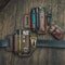 Men S Genuine Leather Belt Phone Case Tool Organizer Pouch 1
