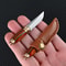 Mini Fixed Blade Keychain Knife Portable Package Opener