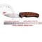 Stainless Steel Outdoor Folding Knife for Camping Cutting