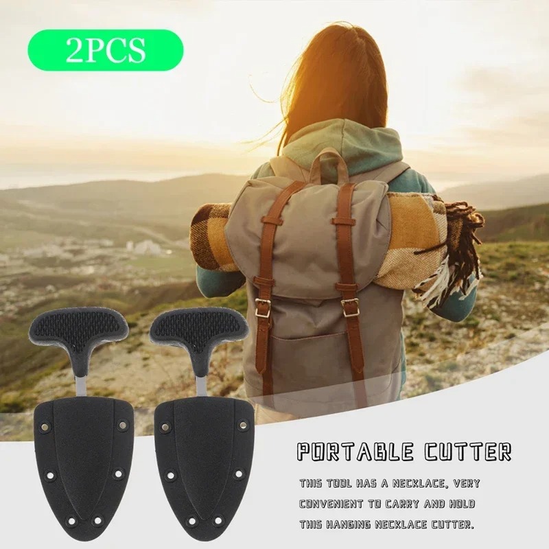 Portable Necklace Cutter Camping Multitool for Hiking and Outdoor Use