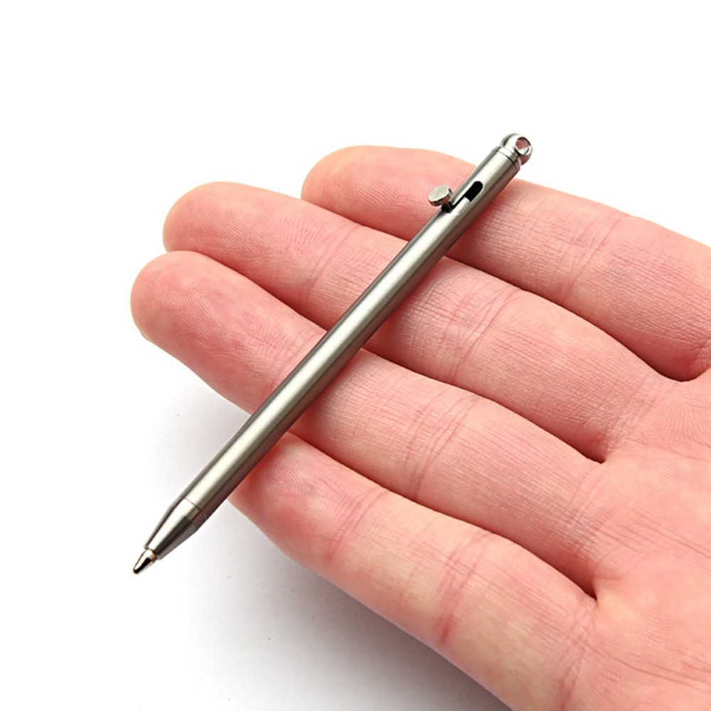 Mini Titanium Pen Portable Pocket Signature Pen