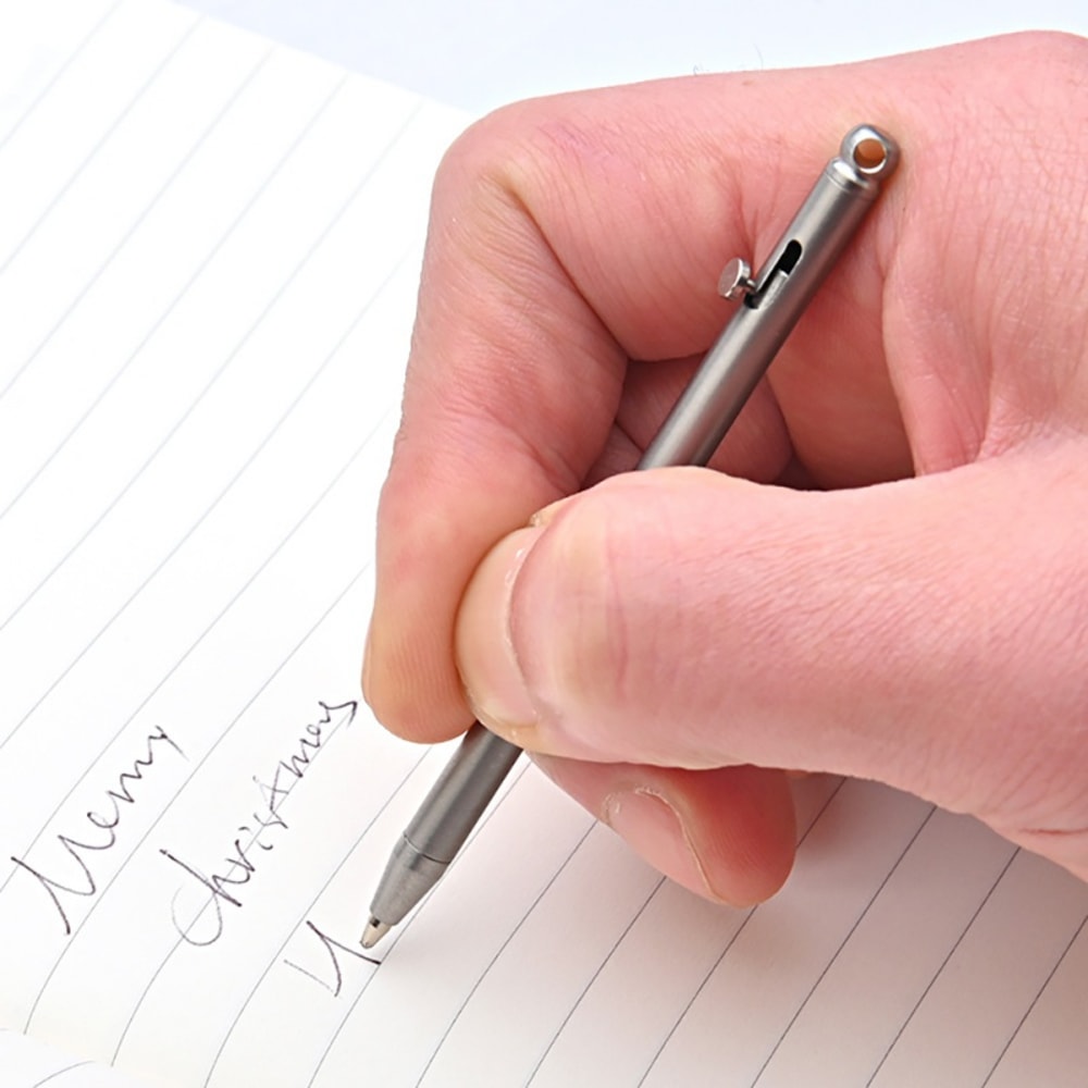Mini Titanium Pen Portable Pocket Signature Pen