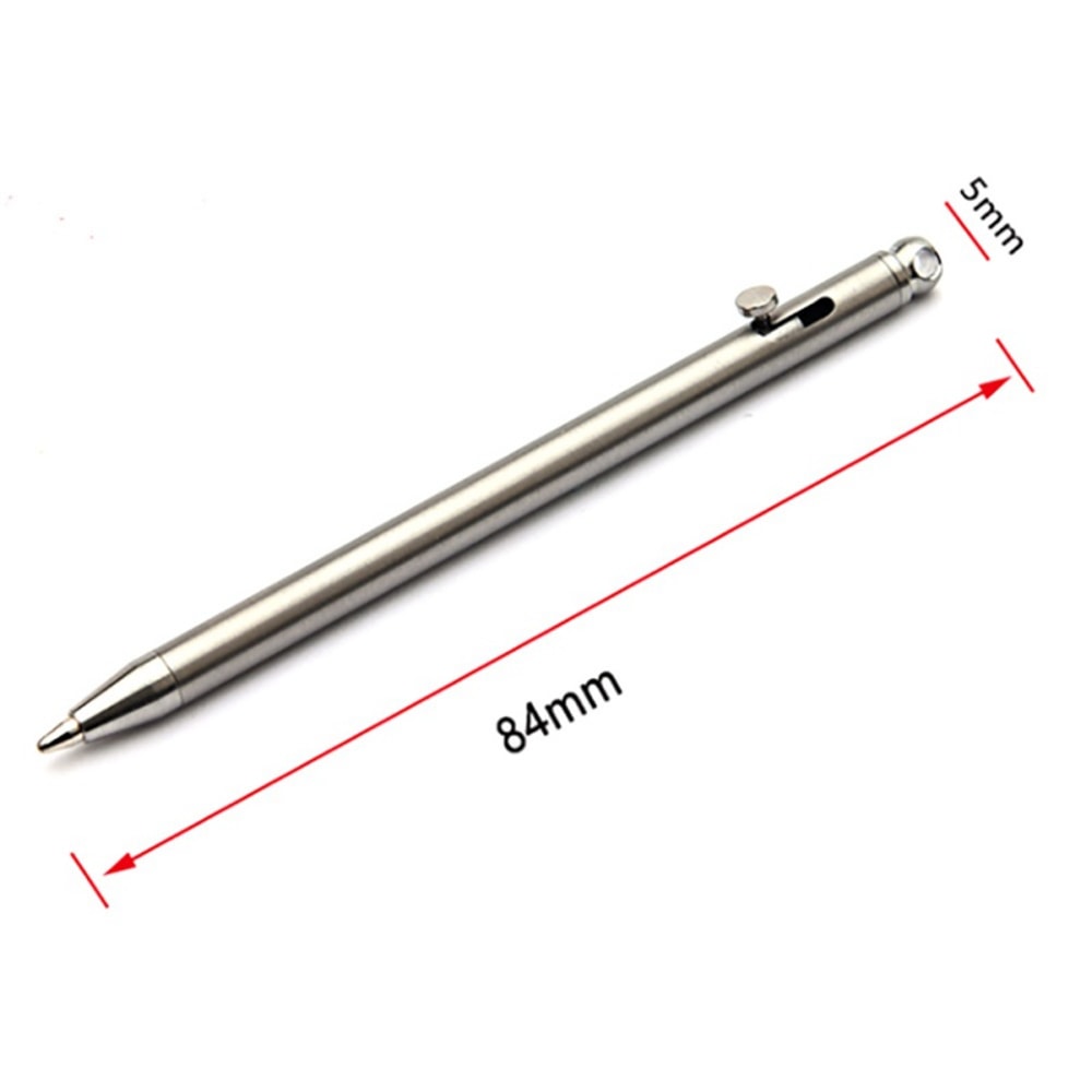 Mini Titanium Pen Portable Pocket Signature Pen