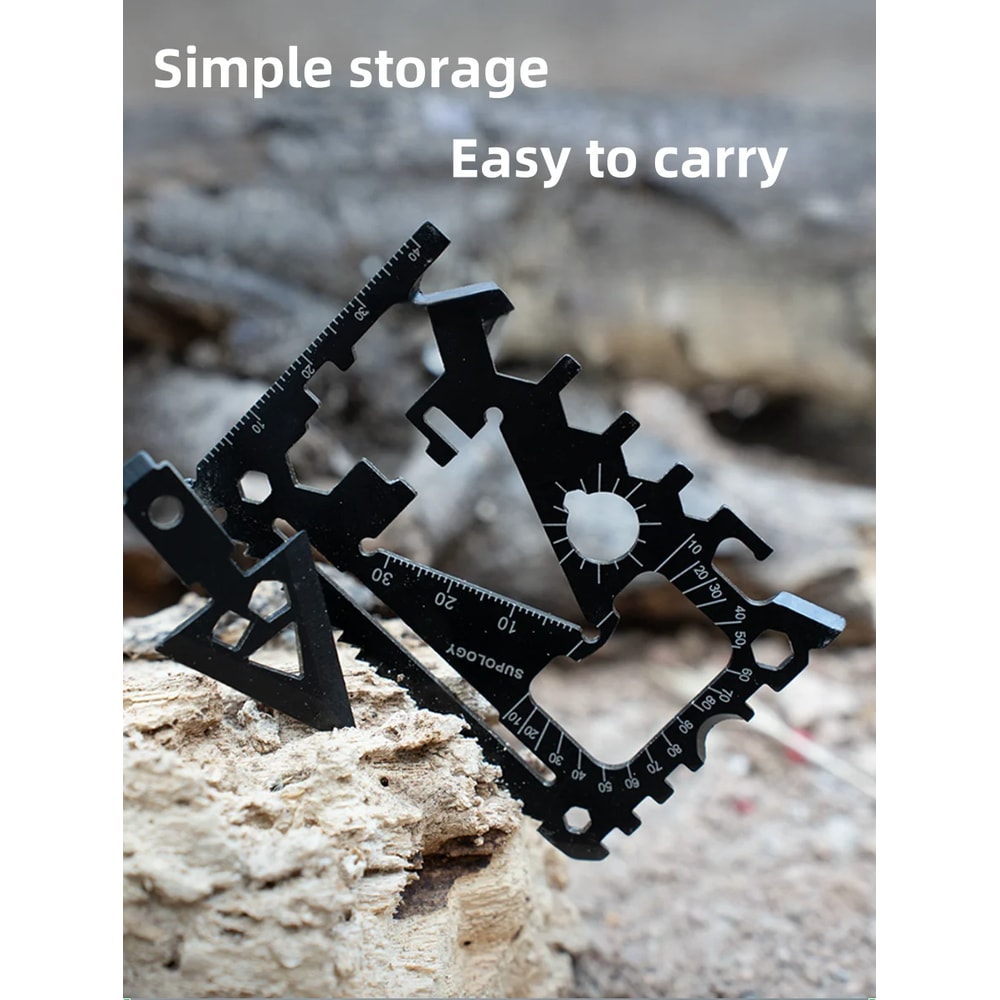 Credit Card Survival Tool Wallet Multi Tool for Camping and Everyday Carry