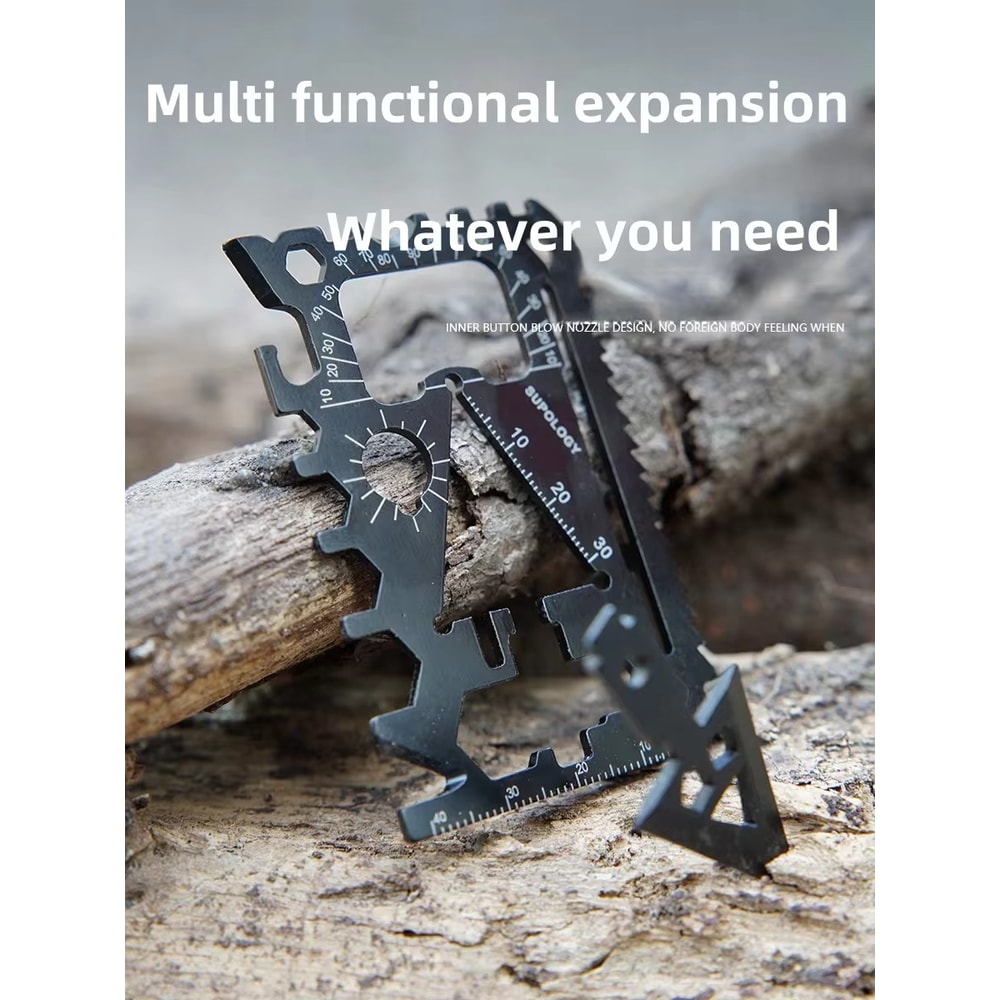 Credit Card Survival Tool Wallet Multi Tool for Camping and Everyday Carry