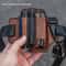 Leather Pouch Multitool Sheath and Flashlight Holder for Belt