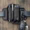 Leather Pouch Multitool Sheath and Flashlight Holder for Belt