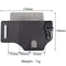 Leather Pouch Multitool Sheath and Flashlight Holder for Belt