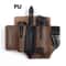 Leather Pouch Multitool Sheath and Flashlight Holder for Belt