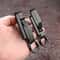 Stainless Steel Tactical Key Ring Belt Clip Quick Release Key Holder