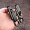 Stainless Steel Tactical Key Ring Belt Clip Quick Release Key Holder