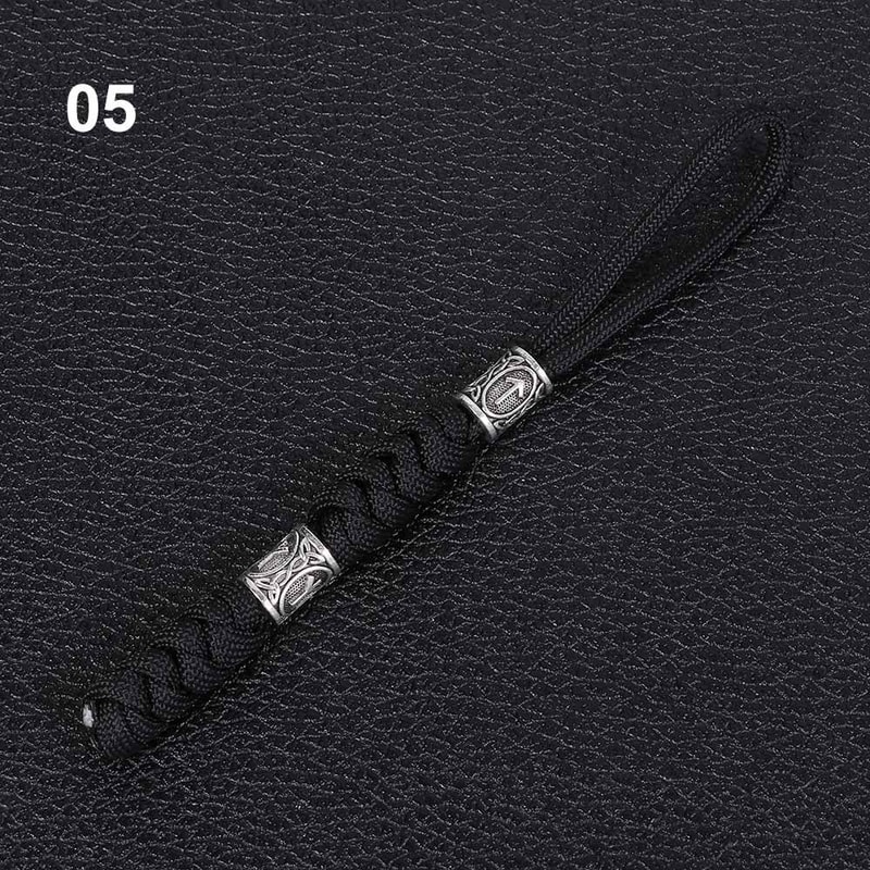 Viking Rune Paracord Keychain Knife Lanyard For Gear 3