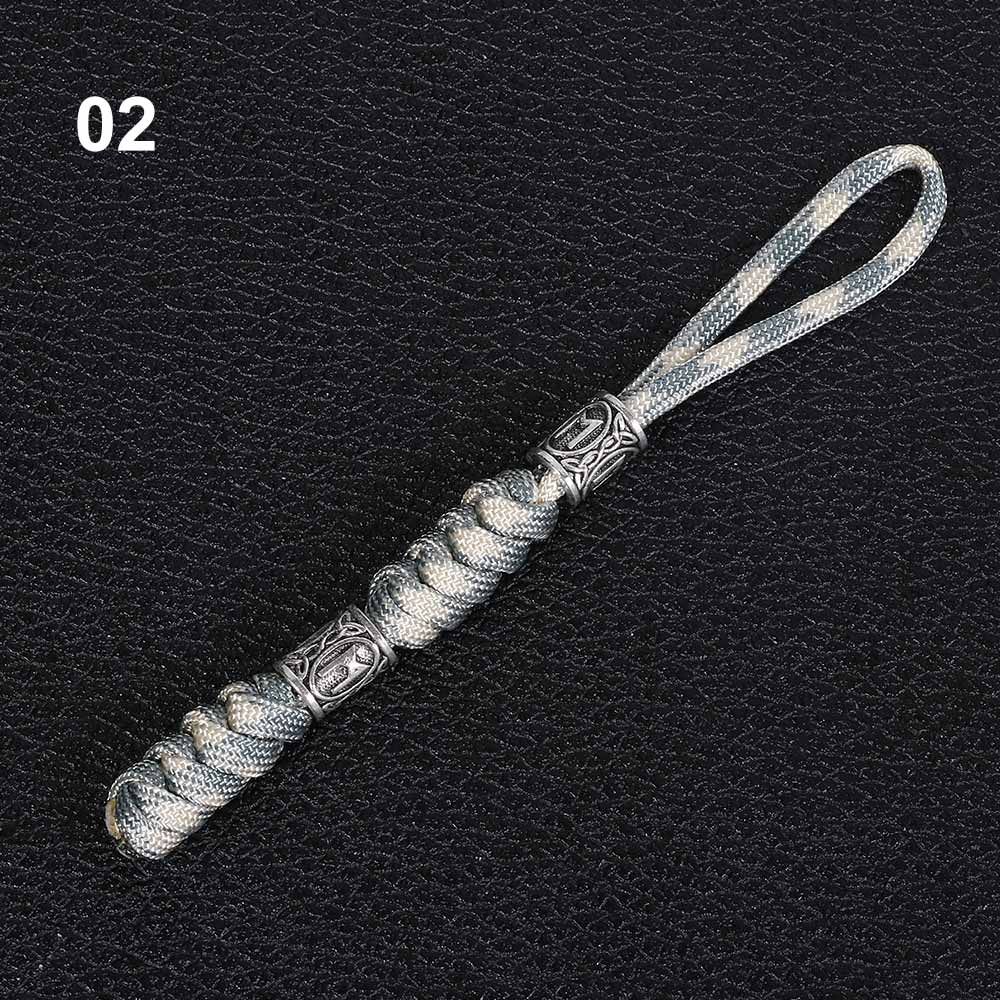 Viking Rune Paracord Keychain Knife Lanyard For Gear 4