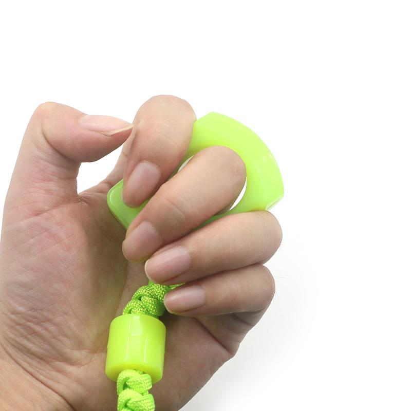 Luminous Keychain Tool Survival Ring Pendant for Outdoor Carry