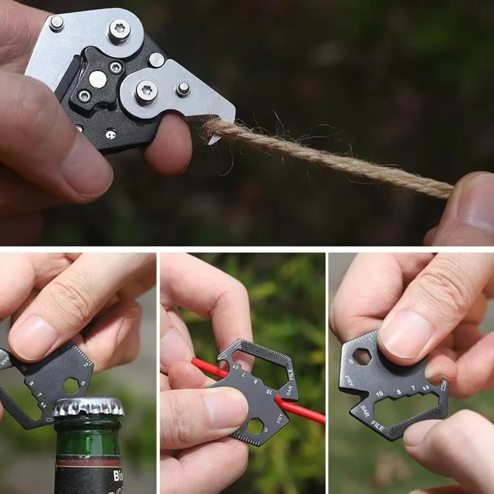 Keychain Multitool Folding Tool With Mini Screwdriver And Bottle Opener 1