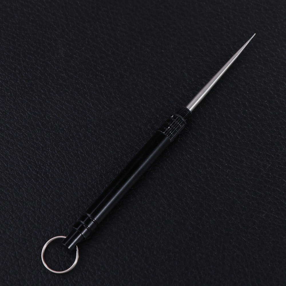 Portable Metal Toothpick with Holder Reusable Fruit Fork for Travel