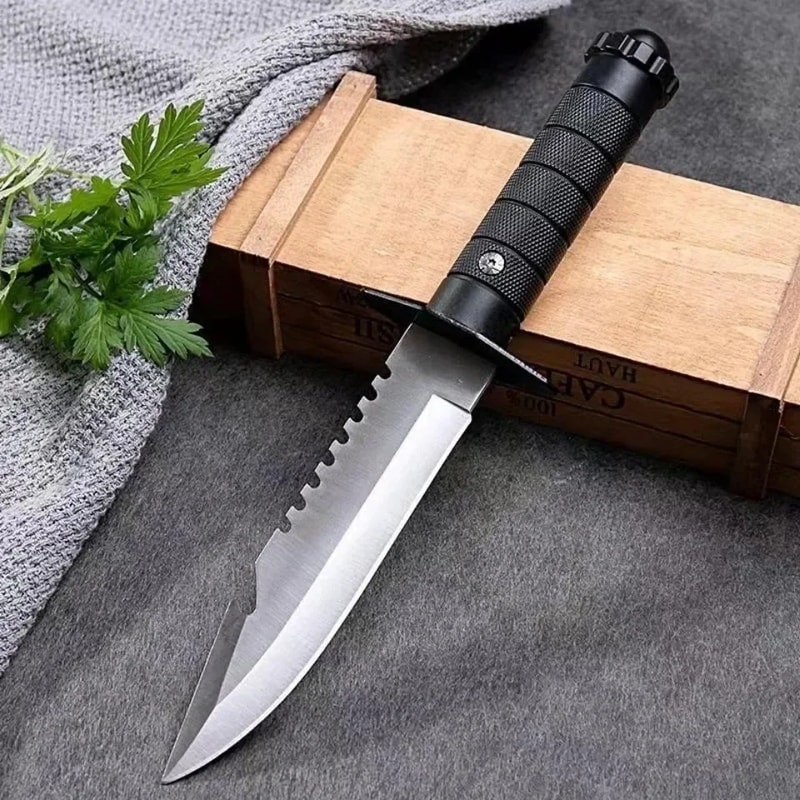 Fixed Blade Camping Knife with ABS Grip