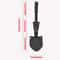 Stainless Steel Folding Shovel for Camping and Gardening