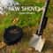 Stainless Steel Folding Shovel for Camping and Gardening
