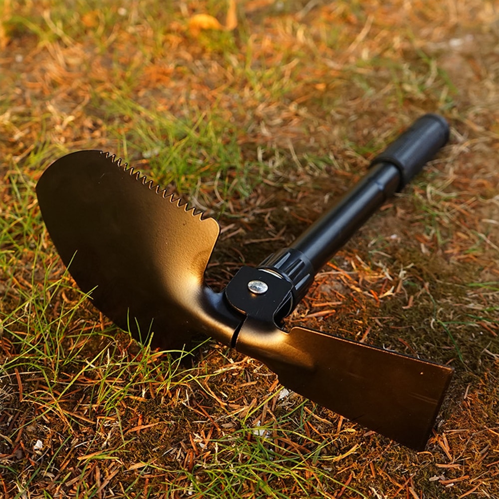 Stainless Steel Folding Shovel for Camping and Gardening