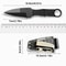 Mini Pocket Cutter With Sheath Stainless Steel Portable Box Opener