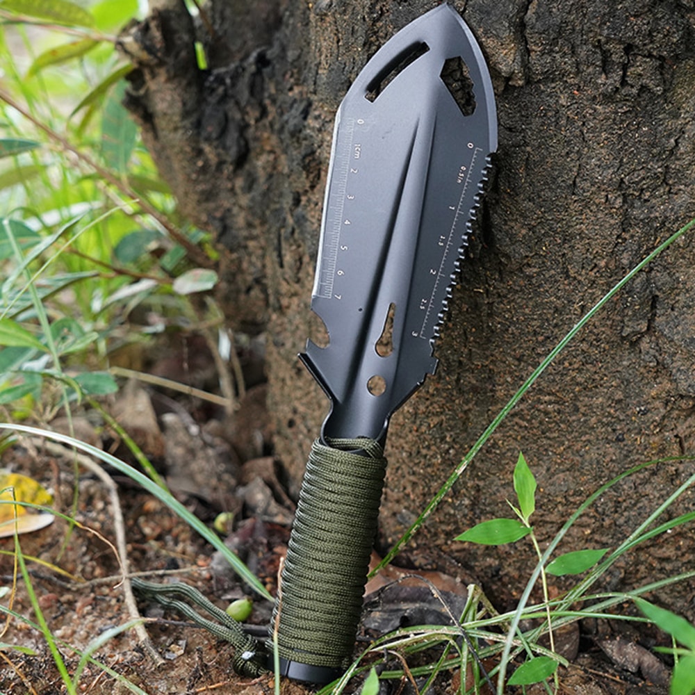 Portable Camping Survival Shovel Stainless Steel Outdoor Multitool
