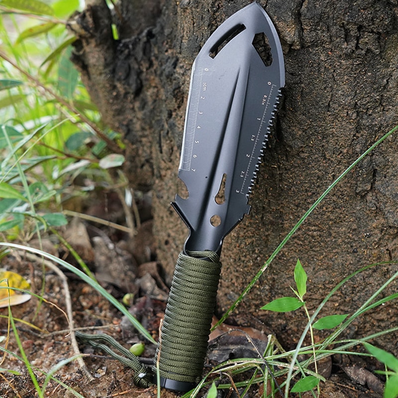 Portable Camping Survival Shovel Stainless Steel Outdoor Multitool