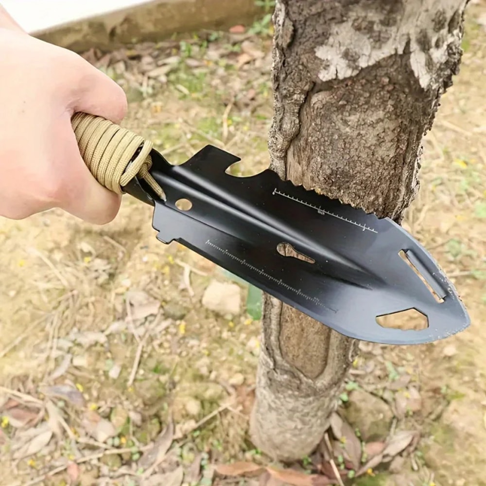 Portable Camping Survival Shovel Stainless Steel Outdoor Multitool