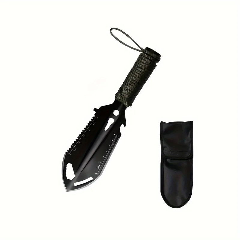 Portable Camping Survival Shovel Stainless Steel Outdoor Multitool
