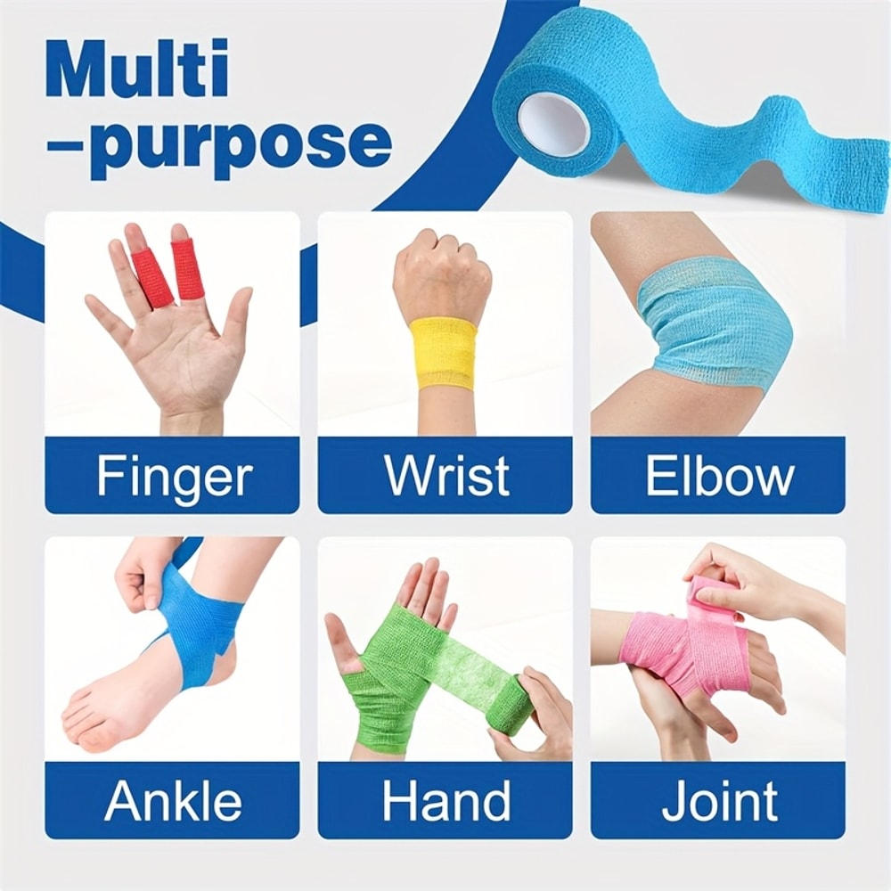 Rolls Camo Self Adhesive Bandage Wrap for Sports First Aid