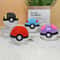 Poke Ball Plush Backpack Pendant Set for Kids and Anime Fans