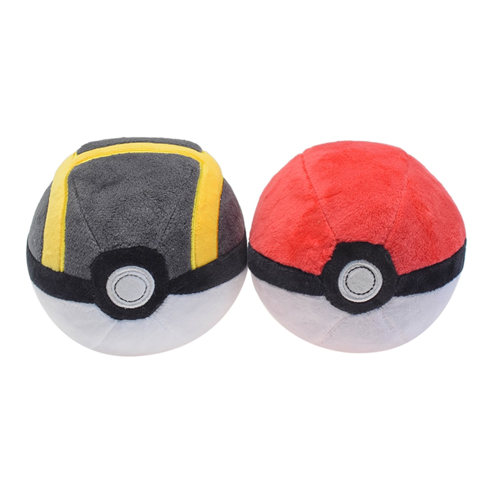 Poke Ball Plush Backpack Pendant Set for Kids and Anime Fans