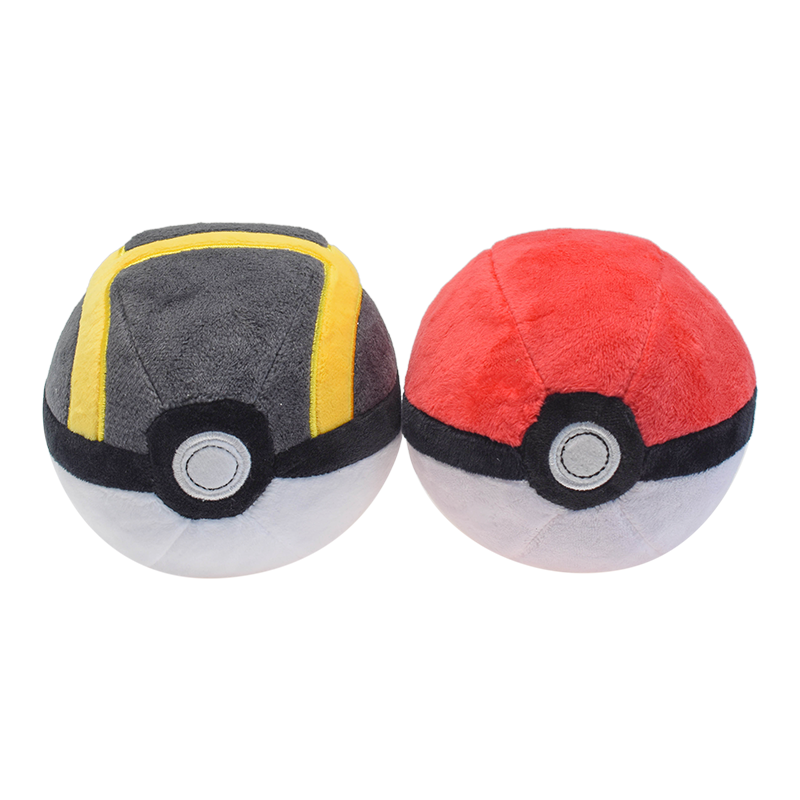 Poke Ball Plush Backpack Pendant Set for Kids and Anime Fans