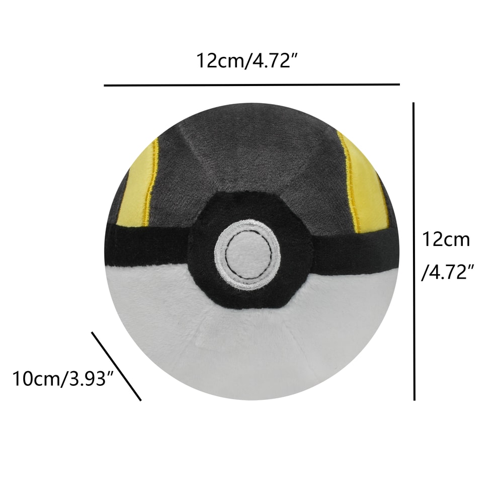 Poke Ball Plush Backpack Pendant Set for Kids and Anime Fans